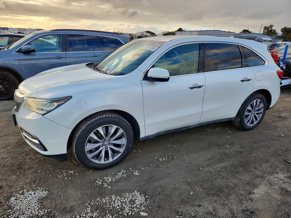 Продажа на аукционе авто 2014 Acura Mdx Techno, vin: 5FRYD4H45EB004915, номер лота: 77527295