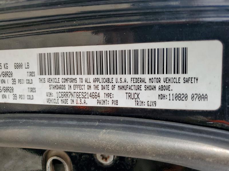 Aukcja sprzedaży 2014 Ram Trucks 1500, vin: 1C6RR7NT6ES214664, numer aukcji: 77687175