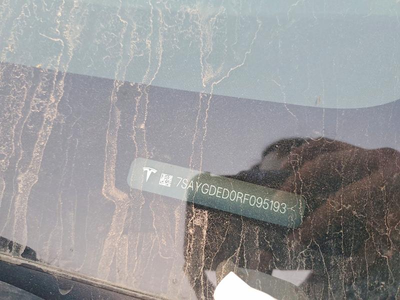 Продажа на аукционе авто 2024 Tesla Model Y, vin: 7SAYGDED0RF095193, номер лота: 74507055