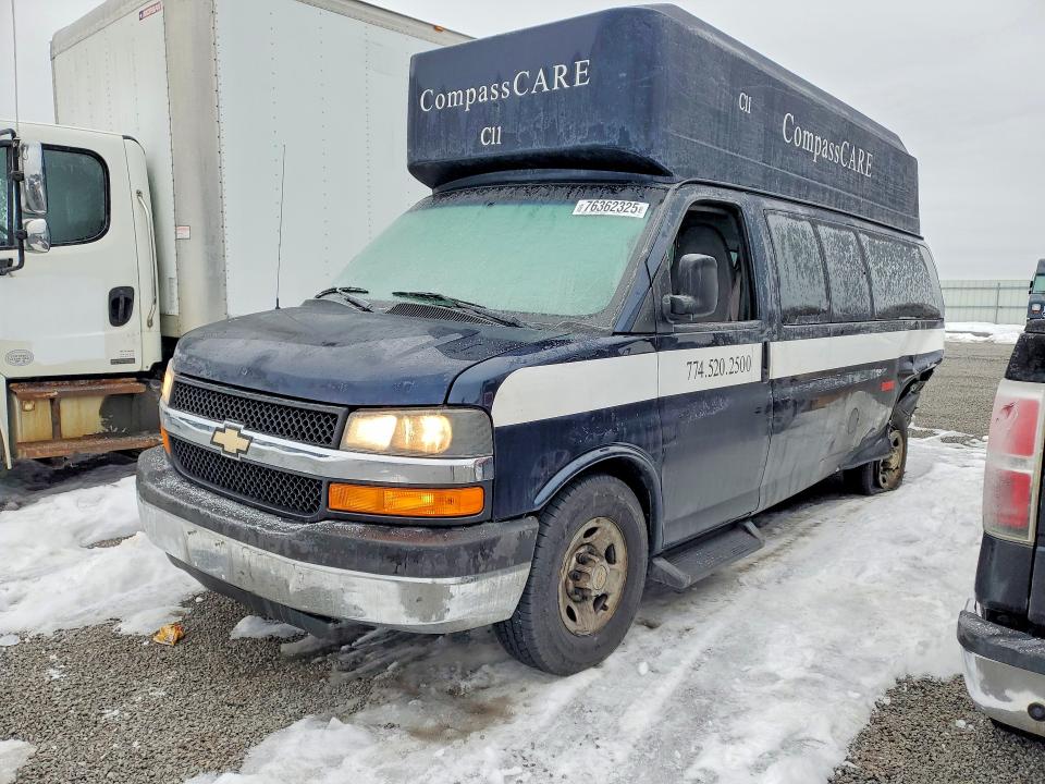 76362325 :رقم المزاد ، 1GBZG1FA8D1186612 vin ، 2013 Chevrolet Express G3500 مزاد بيع
