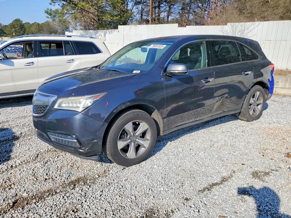 Auction sale of the 2014 Acura Mdx, vin: 5FRYD4H29EB015981, lot number: 75081935