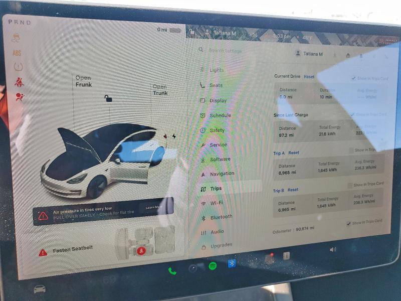 Aukcja sprzedaży 2021 Tesla Model 3, vin: 5YJ3E1EA6MF981884, numer aukcji: 74511795