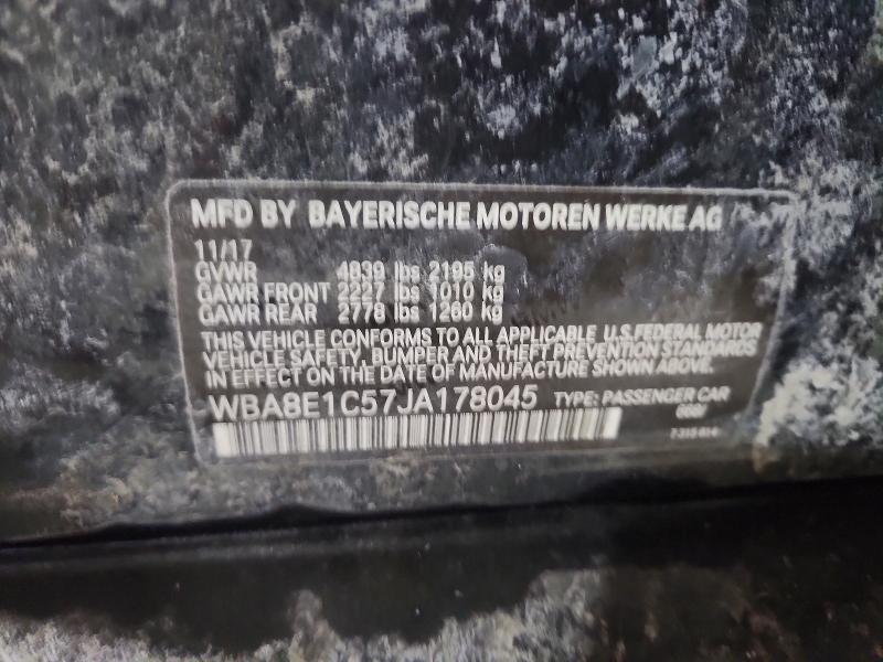 Продажа на аукционе авто 2018 Bmw 330e, vin: WBA8E1C57JA178045, номер лота: 74696405