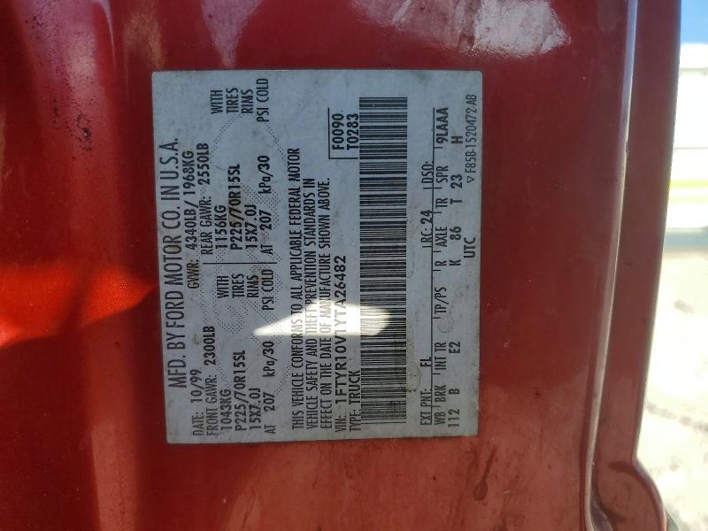 78467005 :رقم المزاد ، 1FTYR10V1YTA26482 vin ، 2000 Ford Ranger مزاد بيع
