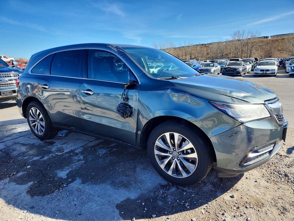 Продаж на аукціоні авто 2015 Acura Mdx, vin: 5FRYD3H46FB002053, номер лоту: 75962305
