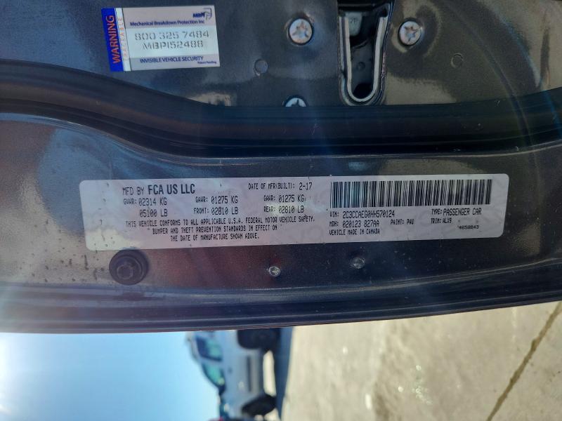 Продажа на аукционе авто 2017 Chrysler 300c, vin: 2C3CCAEG0HH570124, номер лота: 76383715