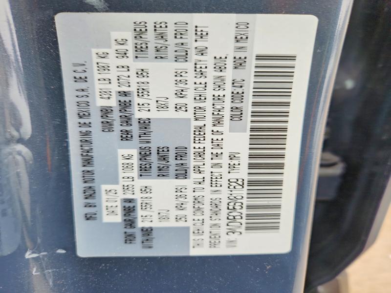 77747705 :رقم المزاد ، 3MVDMBCM5SM811629 vin ، 2025 Mazda Cx-30 مزاد بيع