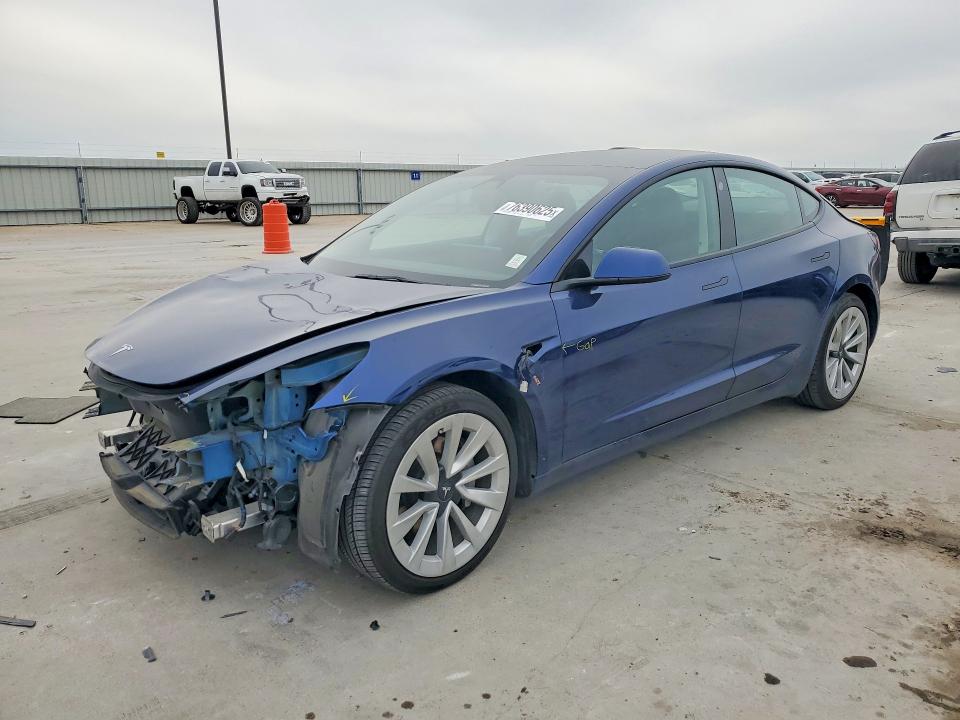 Aukcja sprzedaży 2022 Tesla Model 3, vin: 5YJ3E1EAXNF287832, numer aukcji: 76390625