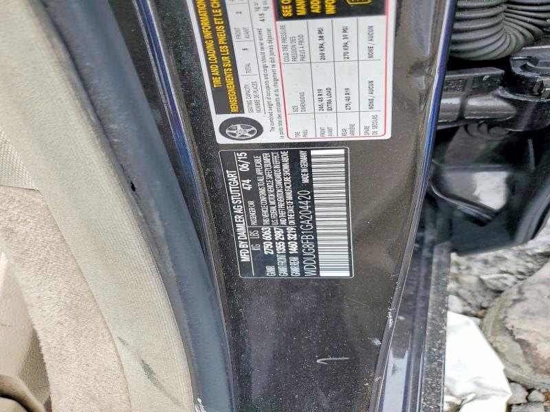 78799285 :رقم المزاد ، WDDUG8FB1GA204420 vin ، 2016 Mercedes-benz S مزاد بيع
