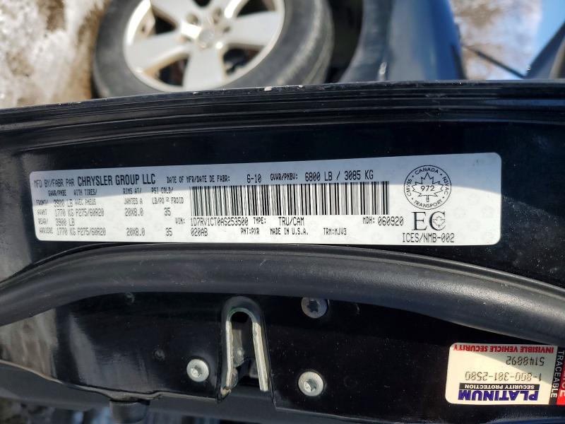 78735265 :رقم المزاد ، 1D7RV1CT0AS253500 vin ، 2010 Dodge Ram 1500 مزاد بيع