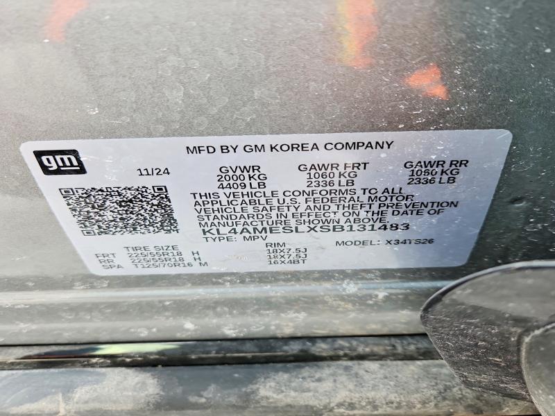 76411925 :رقم المزاد ، KL4AMESLXSB131483 vin ، 2025 Buick Encore Gx مزاد بيع
