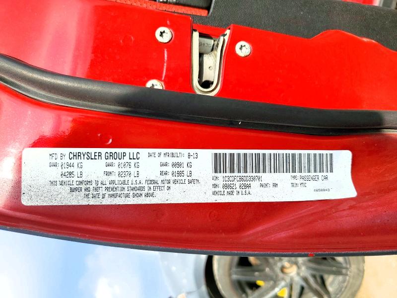Продажа на аукционе авто 2013 Dodge Dart, vin: 1C3CDFCB6DD330701, номер лота: 78065265