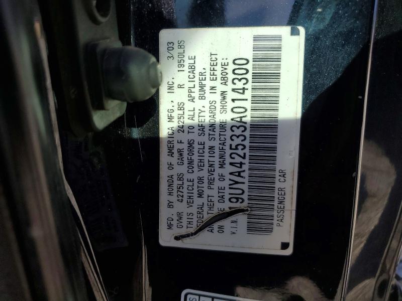 Aukcja sprzedaży 2003 Acura 3.2cl, vin: 19UYA42533A014300, numer aukcji: 78666315