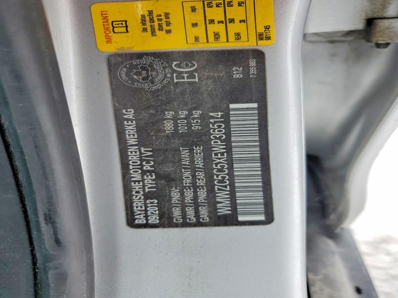 Продаж на аукціоні авто 2014 Mini Cooper, vin: WMWZC5C5XEWP36514, номер лоту: 73295505