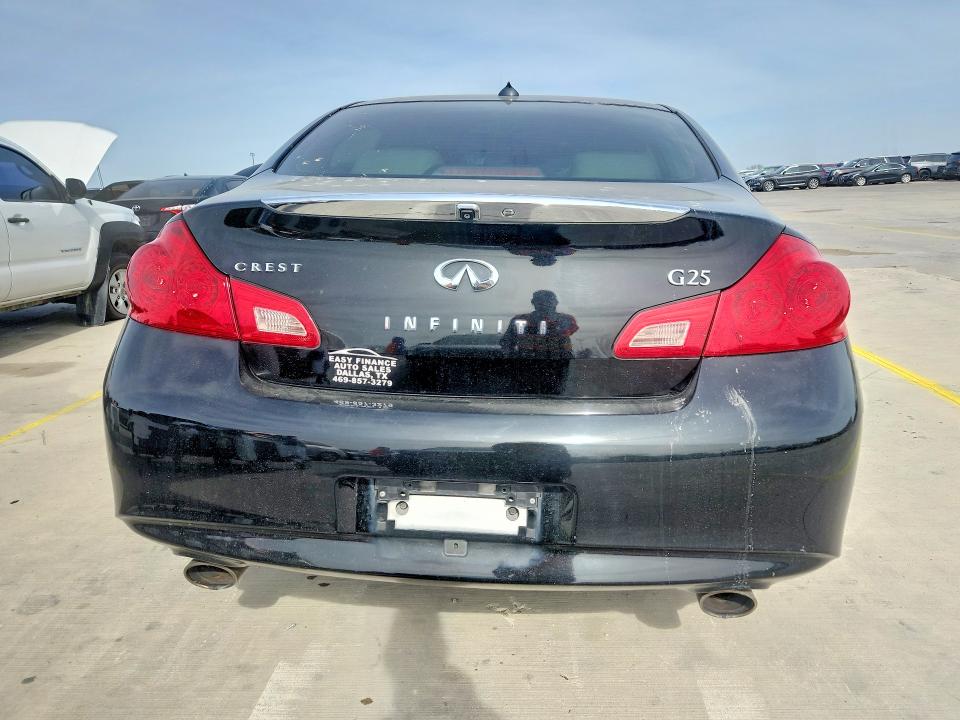 78832455 :رقم المزاد ، JN1DV6AP4CM700752 vin ، 2012 Infiniti G25 Sedan مزاد بيع