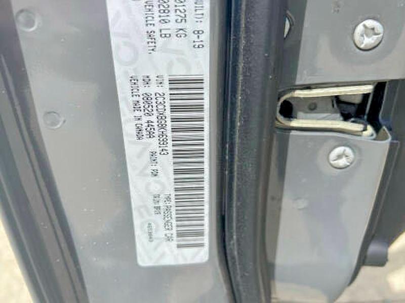 Продаж на аукціоні авто 2019 Dodge Charger Sx, vin: 2C3CDXBG8KH699143, номер лоту: 77821275
