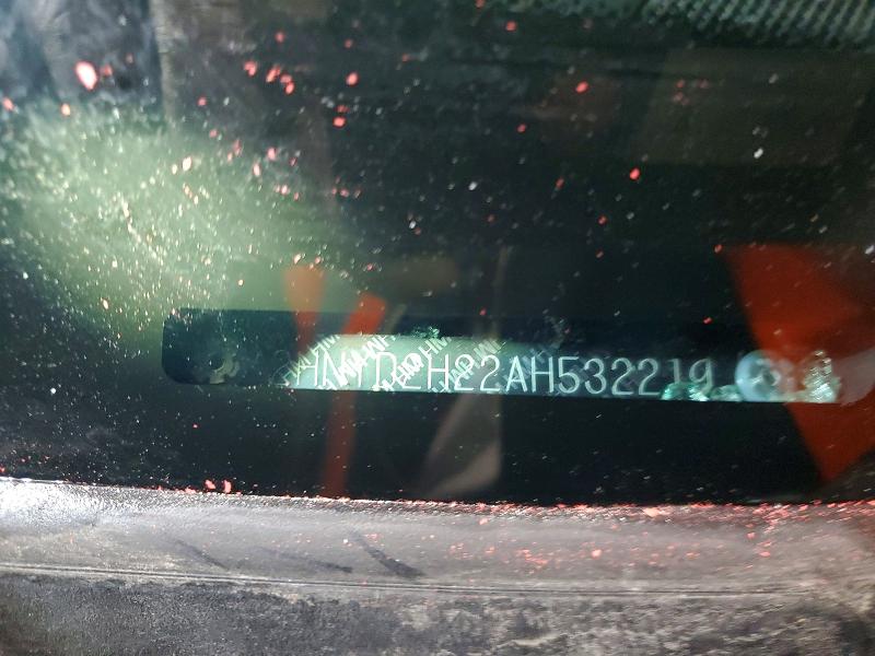 78972885 :رقم المزاد ، 2HNYD2H22AH532219 vin ، 2010 Acura Mdx مزاد بيع