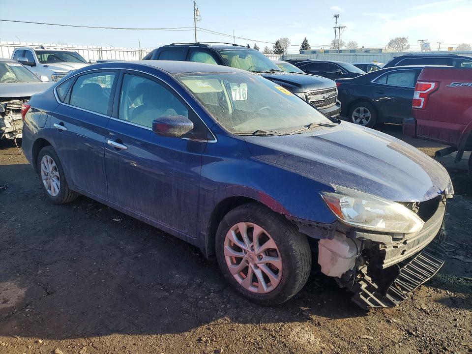 2019 Niss Sentra მანქანა იყიდება აუქციონზე, vin: 3N1AB7APXKY404230, აუქციონის ნომერი: 75824235