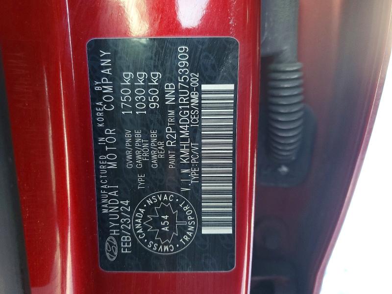 Продажа на аукционе авто 2024 Hyundai Elantra, vin: KMHLM4DG1RU753909, номер лота: 76882225