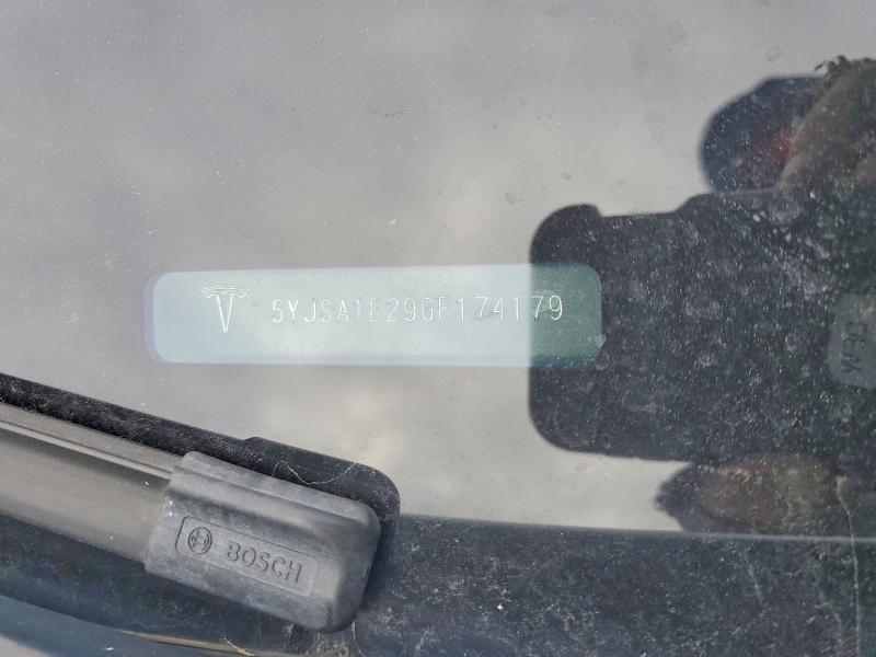 75438415 :رقم المزاد ، 5YJSA1E29GF174179 vin ، 2016 Tesla Model S مزاد بيع