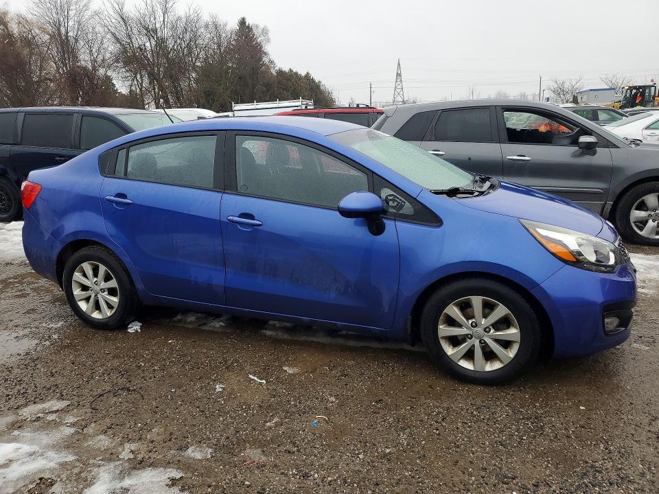 2013 Kia Rio მანქანა იყიდება აუქციონზე, vin: KNADM4A38D6281616, აუქციონის ნომერი: 76482095