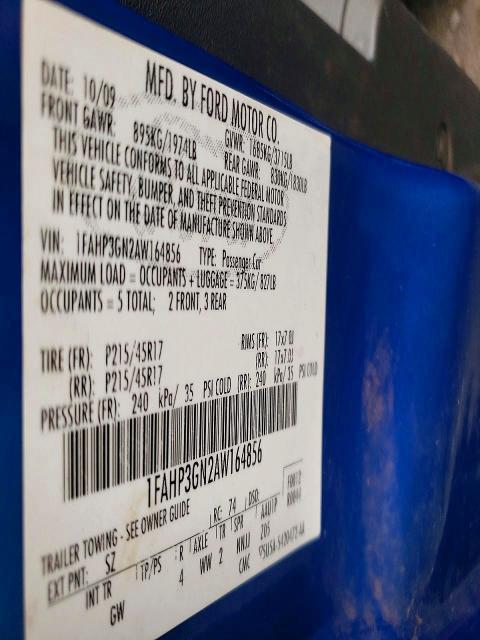 Продаж на аукціоні авто 2010 Ford Focus, vin: 1FAHP3GN2AW164856, номер лоту: 75466805