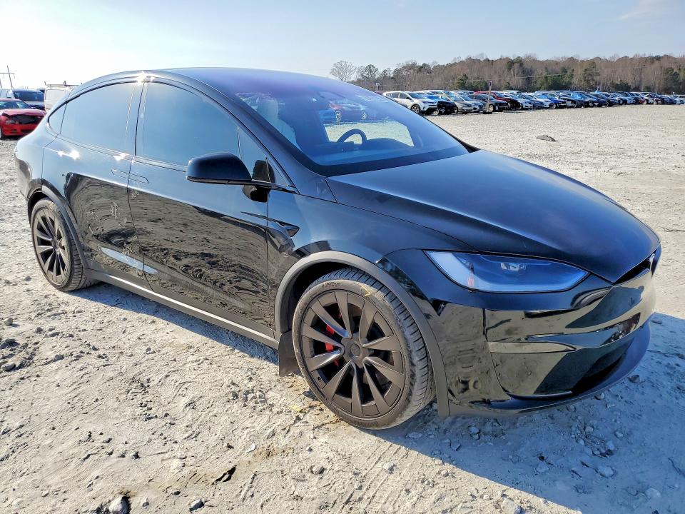 76454195 :رقم المزاد ، 7SAXCBE66RF440725 vin ، 2024 Tesla Model X مزاد بيع