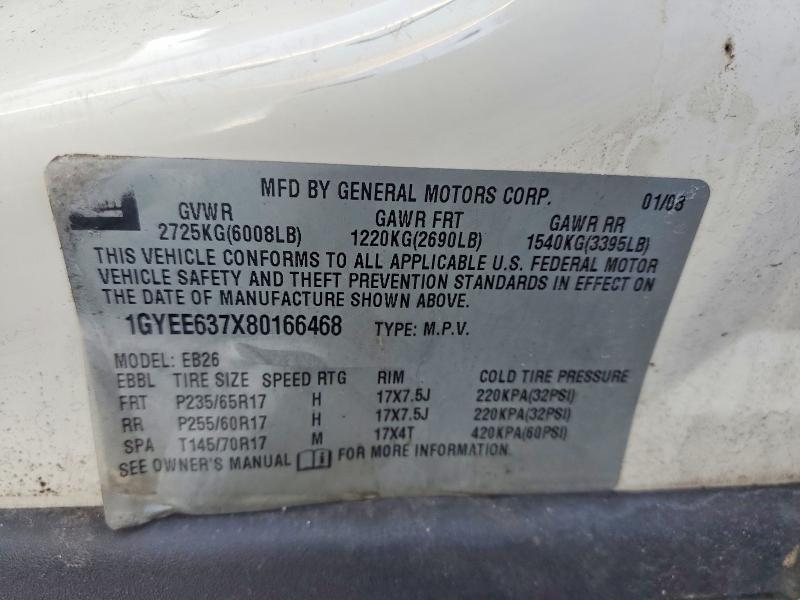 2008 Cadillac Srx მანქანა იყიდება აუქციონზე, vin: 1GYEE637X80166468, აუქციონის ნომერი: 78784885
