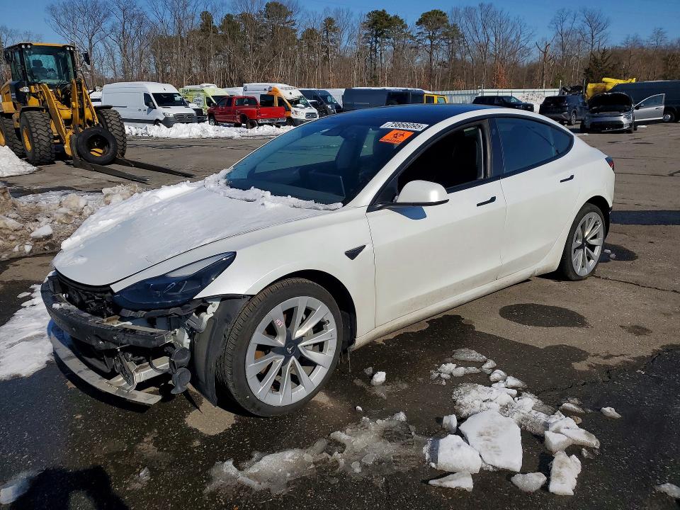 Продажа на аукционе авто 2021 Tesla Model 3, vin: 5YJ3E1EB2MF906768, номер лота: 73866095