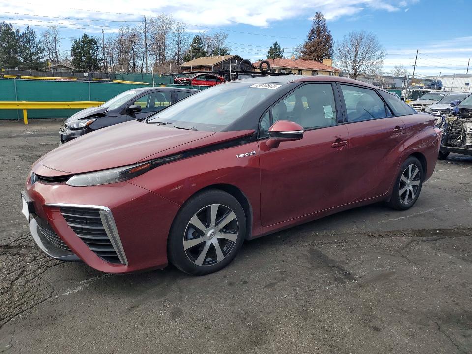 78910565 :رقم المزاد ، JTDBVRBD0KA007624 vin ، 2019 Toyota Mirai مزاد بيع