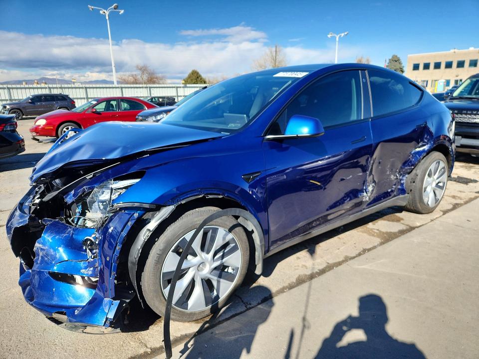 Продаж на аукціоні авто 2022 Tesla Model Y, vin: 7SAYGDEE4NA007570, номер лоту: 77370045