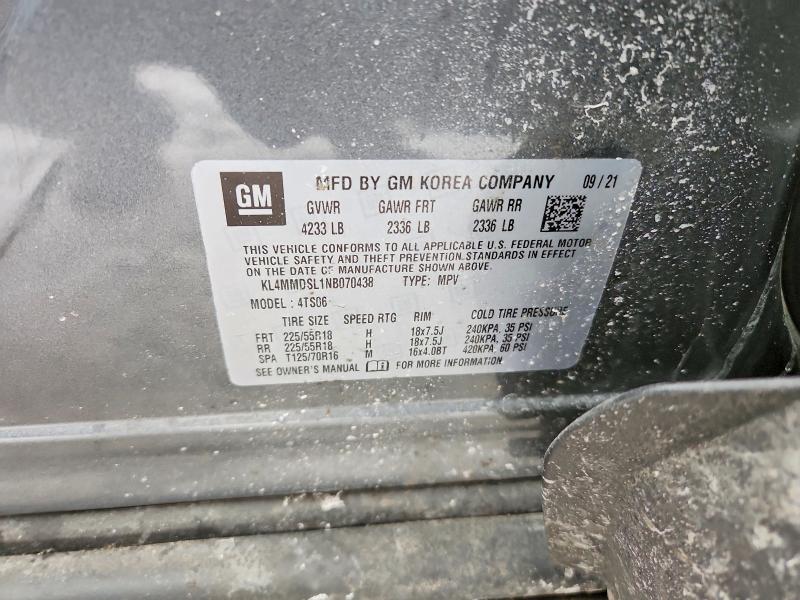 Продажа на аукционе авто 2022 Buick Encore Gx, vin: KL4MMDSL1NB070438, номер лота: 76393305