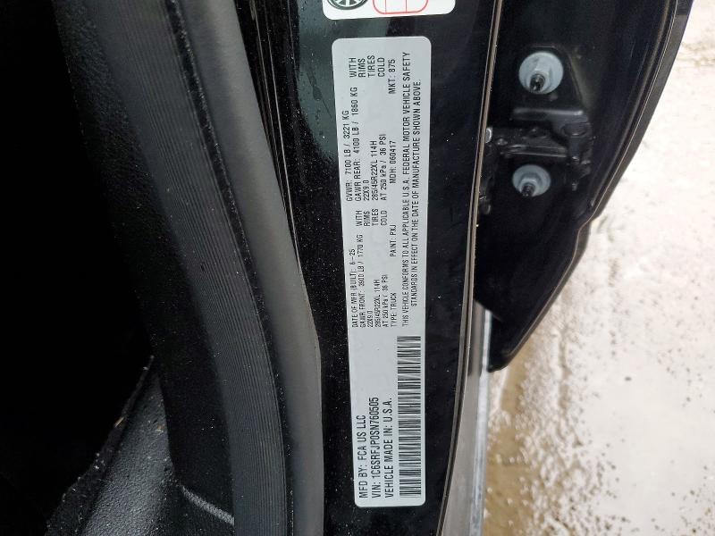 Aukcja sprzedaży 2025 Ram 1500, vin: 1C6SRFJP0SN760505, numer aukcji: 77496305