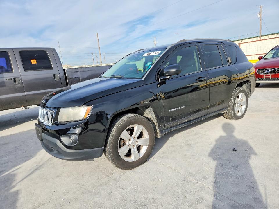 2016 Jeep Compass მანქანა იყიდება აუქციონზე, vin: 1C4NJCBA5GD615348, აუქციონის ნომერი: 74897685