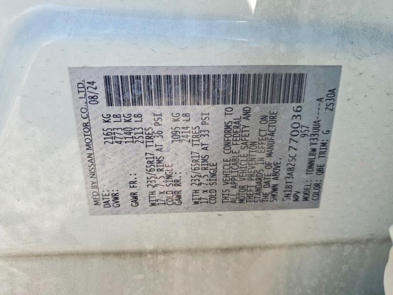 Aukcja sprzedaży 2025 Nissan Rogue, vin: 5N1BT3AB2SC770036, numer aukcji: 79418335