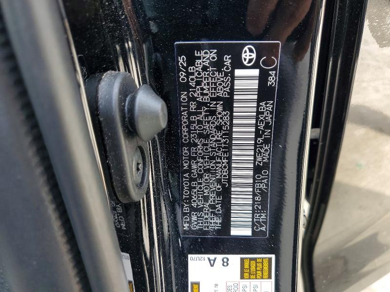 Продаж на аукціоні авто 2026 Toyota Corolla, vin: JTDBCMFE1T3115283, номер лоту: 78042525