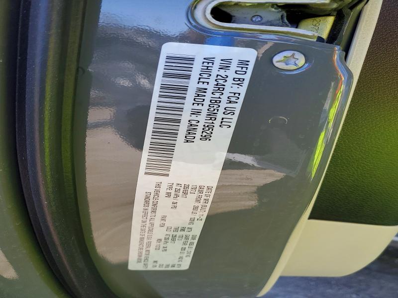 2022 Chrysler Pacifica მანქანა იყიდება აუქციონზე, vin: 2C4RC1BG5NR195296, აუქციონის ნომერი: 76715185