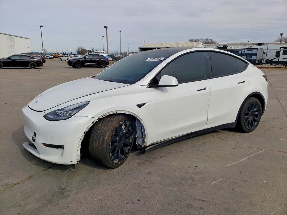 Продажа на аукционе авто 2022 Tesla Model Y, vin: 7SAYGDEE1NF507432, номер лота: 76469395