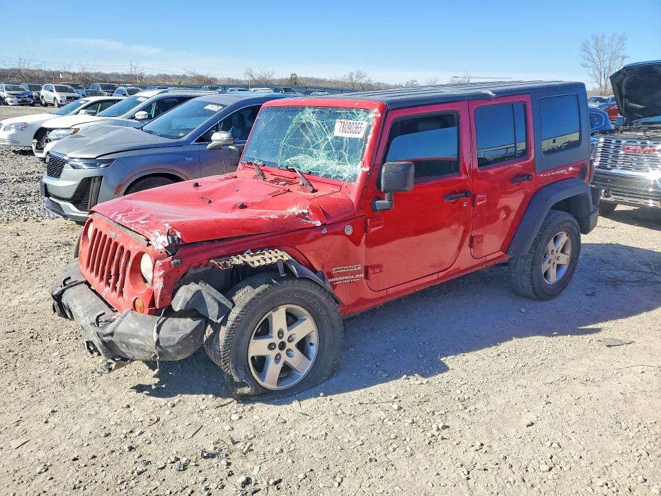 2010 Jeep Wrangler Unlimited მანქანა იყიდება აუქციონზე, vin: 1J4BA3H12AL173145, აუქციონის ნომერი: 78090365