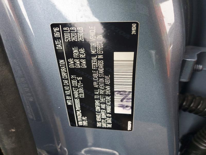77630755 :رقم المزاد ، YV1A22ML7H1000995 vin ، 2017 Volvo S90 مزاد بيع