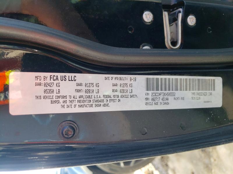 Продаж на аукціоні авто 2019 Chrysler 300c, vin: 2C3CCAPT2KH505552, номер лоту: 76579515