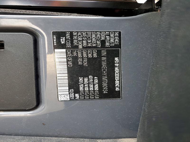 Продаж на аукціоні авто 2021 Mercedes-benz Sprinter, vin: W1W4ECHY1MT080934, номер лоту: 78343545