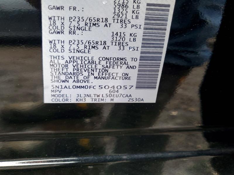 Продажа на аукционе авто 2015 Infiniti Qx60, vin: 5N1AL0MM0FC504057, номер лота: 77876385