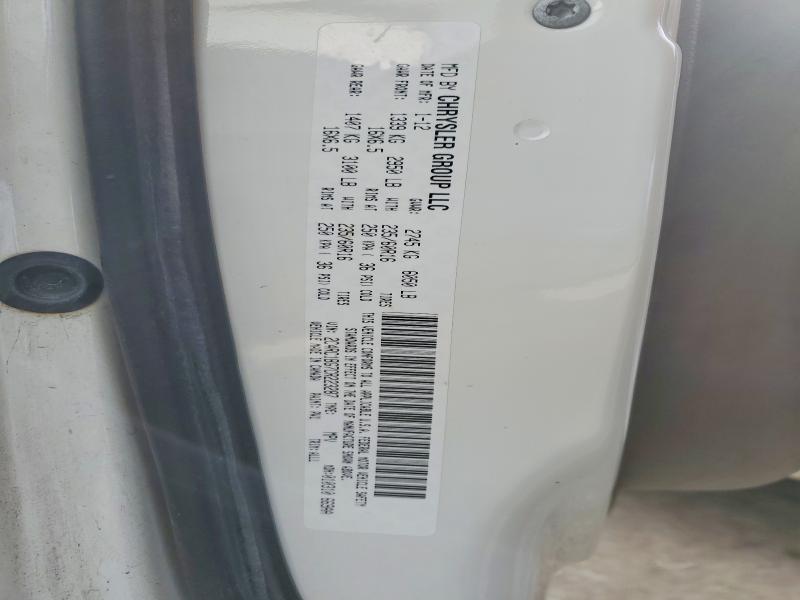 75468715 :رقم المزاد ، 2C4RC1BG7CR223287 vin ، 2012 Chrysler Town & Country مزاد بيع