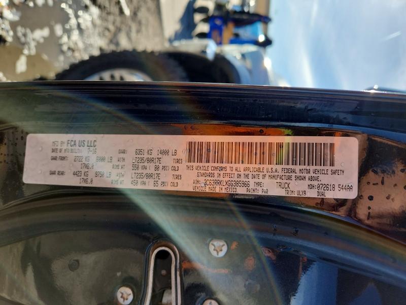 Aukcja sprzedaży 2016 Ram 3500, vin: 3C63RRKLXGG385966, numer aukcji: 73129165