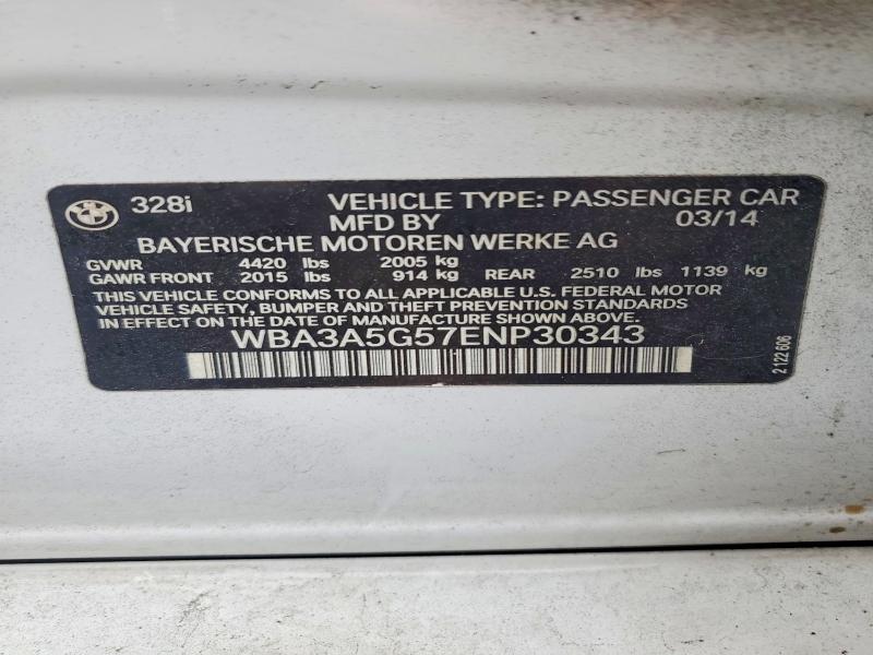 Продажа на аукционе авто 2014 Bmw 328, vin: WBA3A5G57ENP30343, номер лота: 76458085