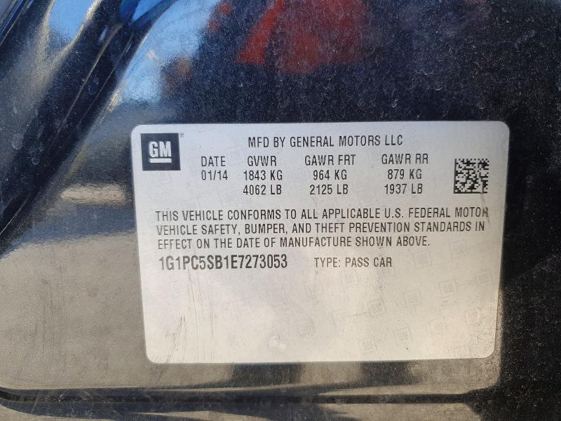 Продаж на аукціоні авто 2014 Chevrolet Cruze, vin: 1G1PC5SB1E7273053, номер лоту: 76641285