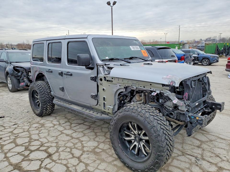 Продажа на аукционе авто 2018 Jeep Wrangler Unlimited, vin: 1C4HJXEG3JW114801, номер лота: 78812605