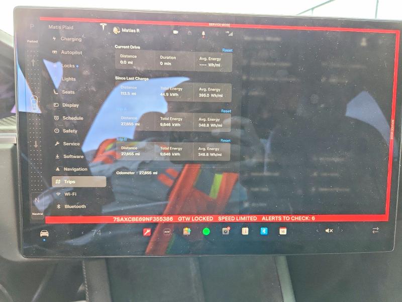 Продажа на аукционе авто 2022 Tesla Model X, vin: 7SAXCBE69NF355386, номер лота: 77649185
