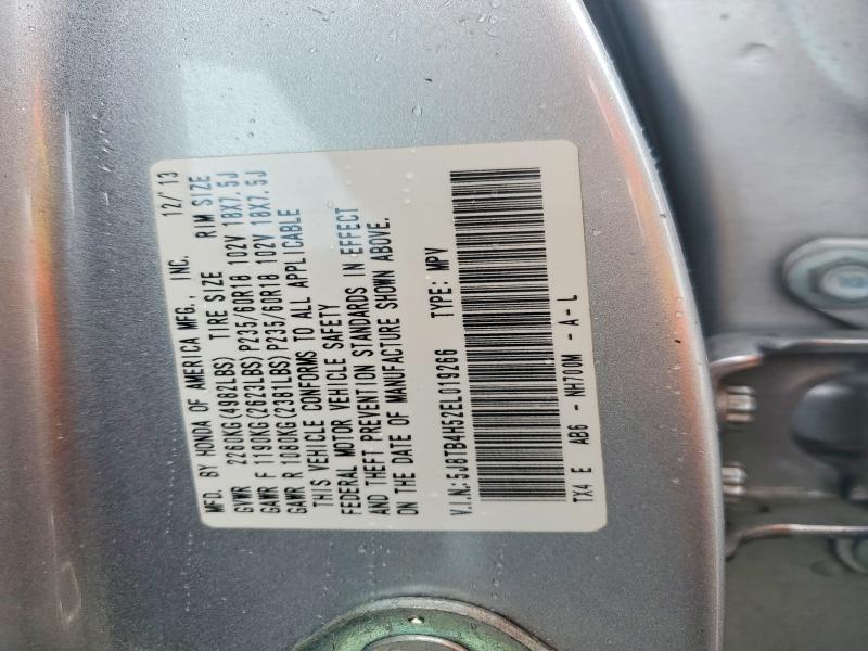 77347925 :رقم المزاد ، 5J8TB4H52EL019266 vin ، 2014 Acura Rdx مزاد بيع